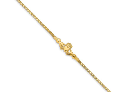 14k Yellow Gold Chain Bracelets Style FB1513 - Classique Jewelry Inc.