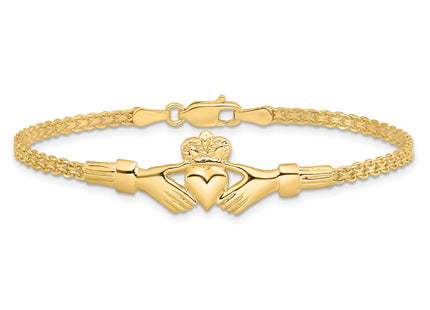 14k Yellow Gold Chain Bracelets Style FB1513 - Classique Jewelry Inc.