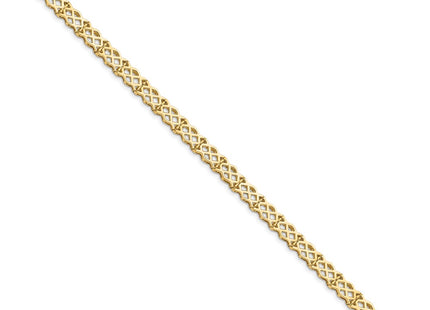 14k Yellow Gold Bracelets Style FB1516 - Classique Jewelry Inc.