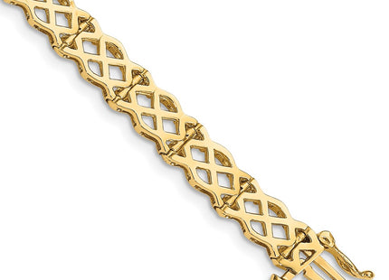14k Yellow Gold Bracelets Style FB1516 - Classique Jewelry Inc.