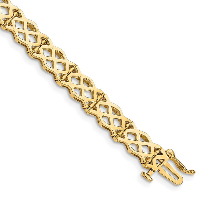 14k Yellow Gold Bracelets Style FB1516 - Classique Jewelry Inc.