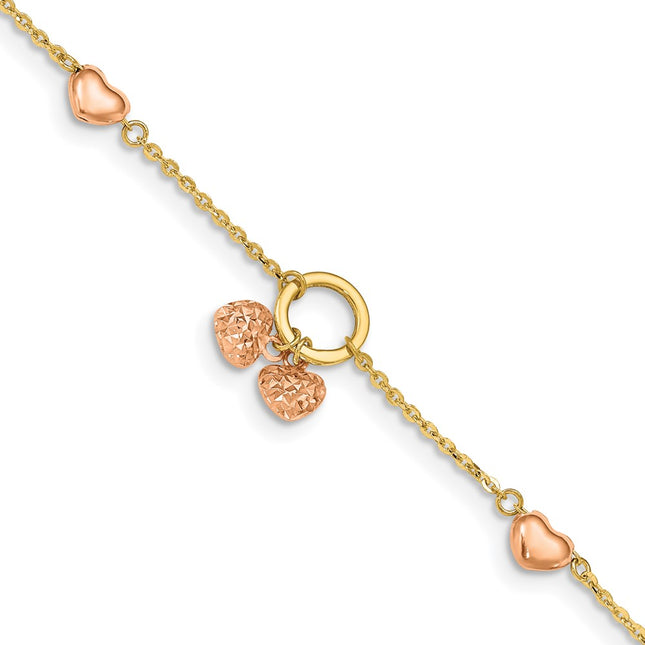 14k Two-tone Bracelets Style FB1517 - Classique Jewelry Inc.