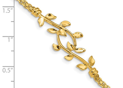 14k Yellow Gold Chain Bracelets Style FB1523 - Classique Jewelry Inc.