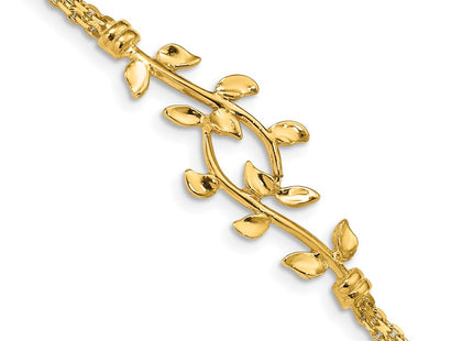 14k Yellow Gold Chain Bracelets Style FB1523 - Classique Jewelry Inc.