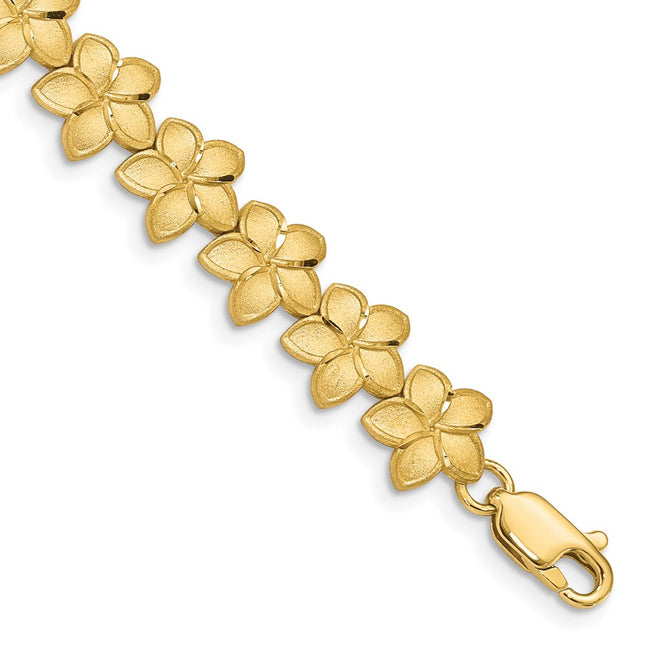 14k Yellow Gold Bracelets Style FB1527 - Classique Jewelry Inc.