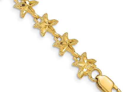 14k Yellow Gold Bracelets Style FB1533 - Classique Jewelry Inc.