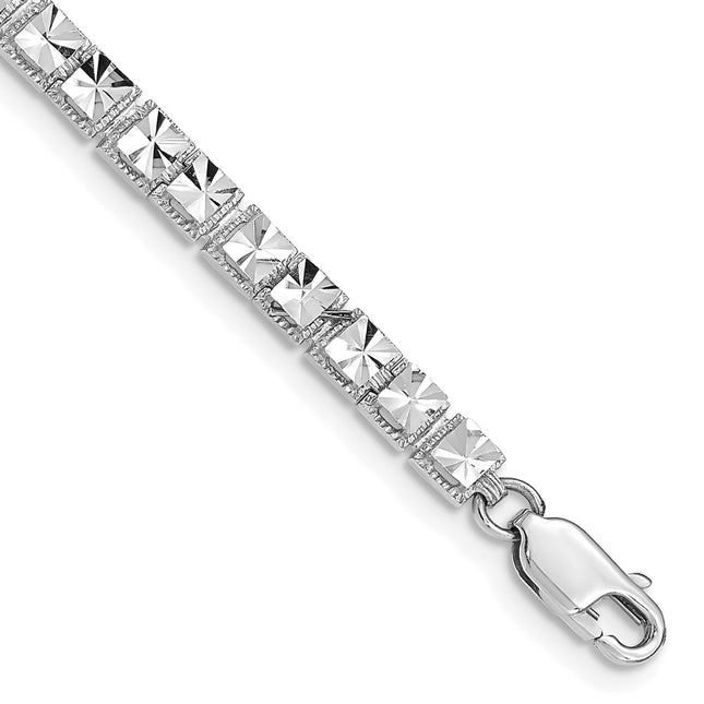 14k White Gold Bracelets Style FB1536 - Classique Jewelry Inc.