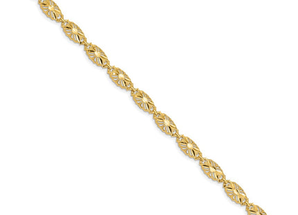 14k Yellow Gold Bracelets Style FB1537 - Classique Jewelry Inc.