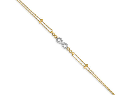 14k Two-tone Bracelets Style FB1542 - Classique Jewelry Inc.