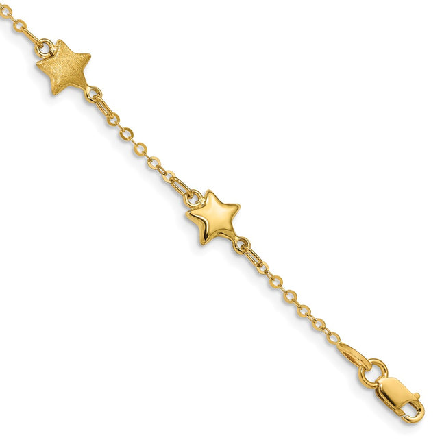 14k Yellow Gold Bracelets Style FB1546 - Classique Jewelry Inc.