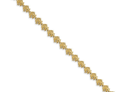 14k Yellow Gold Bracelets Style FB1554 - Classique Jewelry Inc.