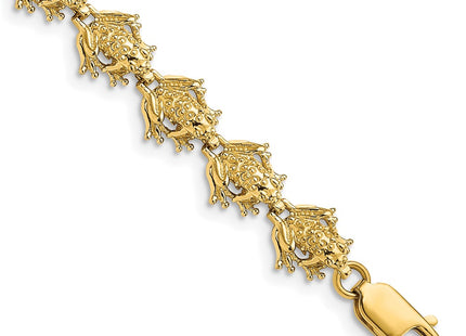 14k Yellow Gold Bracelets Style FB1554 - Classique Jewelry Inc.