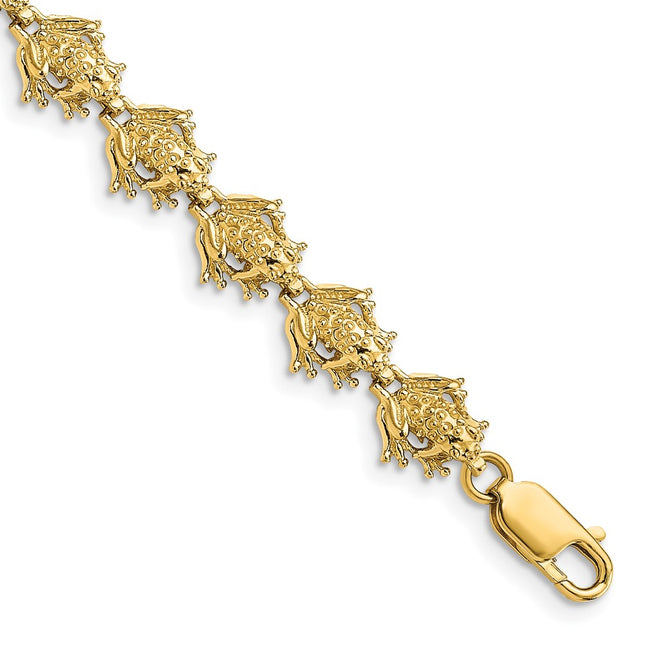 14k Yellow Gold Bracelets Style FB1554 - Classique Jewelry Inc.