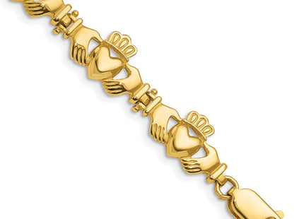 14k Yellow Gold Bracelets Style FB1557 - Classique Jewelry Inc.