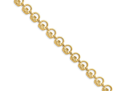 14k Yellow Gold Bracelets Style FB1559 - Classique Jewelry Inc.