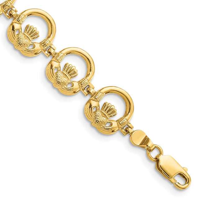 14k Yellow Gold Bracelets Style FB1559 - Classique Jewelry Inc.