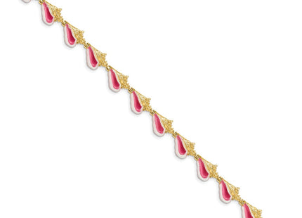 14k Yellow Gold Bracelets Style FB1560 - Classique Jewelry Inc.