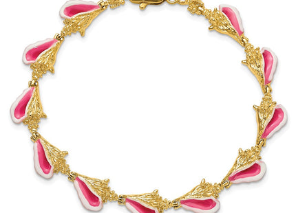 14k Yellow Gold Bracelets Style FB1560 - Classique Jewelry Inc.