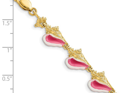 14k Yellow Gold Bracelets Style FB1560 - Classique Jewelry Inc.