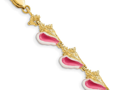 14k Yellow Gold Bracelets Style FB1560 - Classique Jewelry Inc.