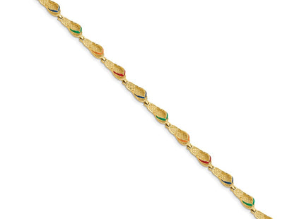 14k Yellow Gold Bracelets Style FB1564 - Classique Jewelry Inc.