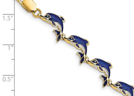 14k Yellow Gold Bracelets Style FB1576 - Classique Jewelry Inc.