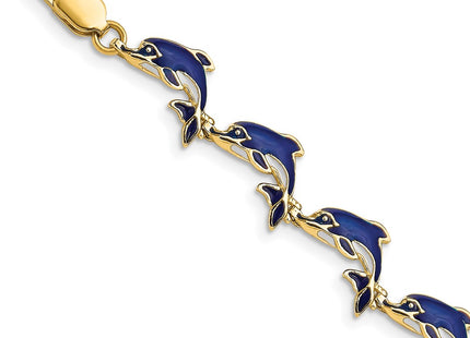 14k Yellow Gold Bracelets Style FB1576 - Classique Jewelry Inc.
