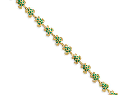 14k Yellow Gold Bracelets Style FB1582 - Classique Jewelry Inc.