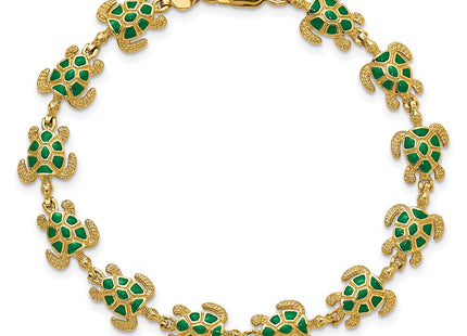 14k Yellow Gold Bracelets Style FB1582 - Classique Jewelry Inc.