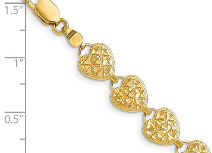 14k Yellow Gold Bracelets Style FB1586 - Classique Jewelry Inc.