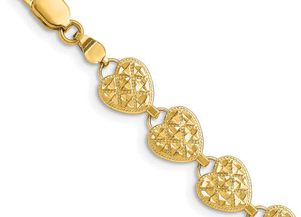 14k Yellow Gold Bracelets Style FB1586 - Classique Jewelry Inc.