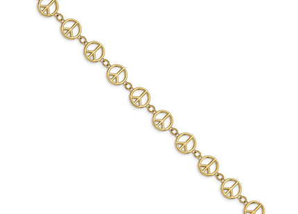 14k Yellow Gold Bracelets Style FB1589 - Classique Jewelry Inc.