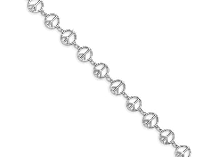 14k White Gold Bracelets Style FB1589W - Classique Jewelry Inc.
