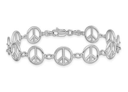 14k White Gold Bracelets Style FB1589W - Classique Jewelry Inc.