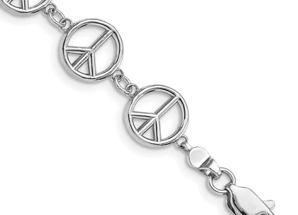 14k White Gold Bracelets Style FB1589W - Classique Jewelry Inc.