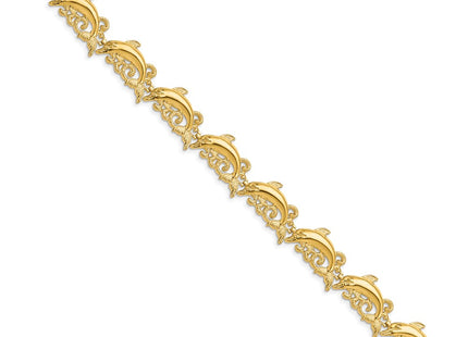 14k Yellow Gold Bracelets Style FB1596 - Classique Jewelry Inc.