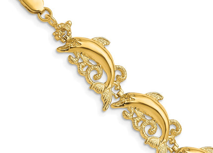 14k Yellow Gold Bracelets Style FB1596 - Classique Jewelry Inc.
