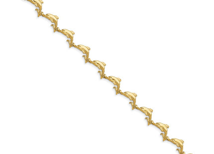 14k Yellow Gold Bracelets Style FB1599 - Classique Jewelry Inc.