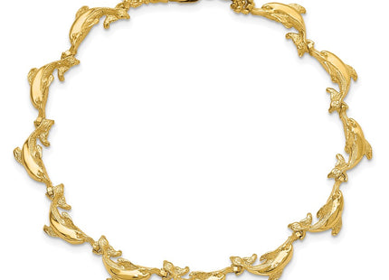 14k Yellow Gold Bracelets Style FB1599 - Classique Jewelry Inc.