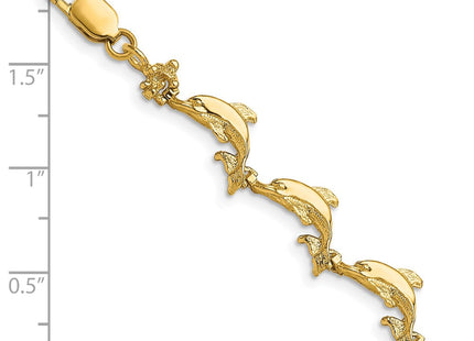 14k Yellow Gold Bracelets Style FB1599 - Classique Jewelry Inc.