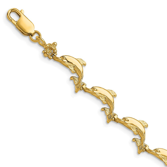 14k Yellow Gold Bracelets Style FB1599 - Classique Jewelry Inc.