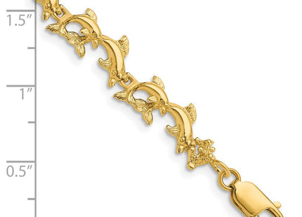 14k Yellow Gold Bracelets Style FB1602 - Classique Jewelry Inc.