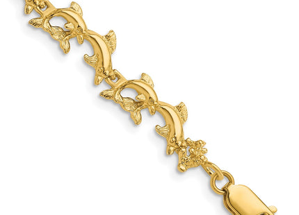 14k Yellow Gold Bracelets Style FB1602 - Classique Jewelry Inc.