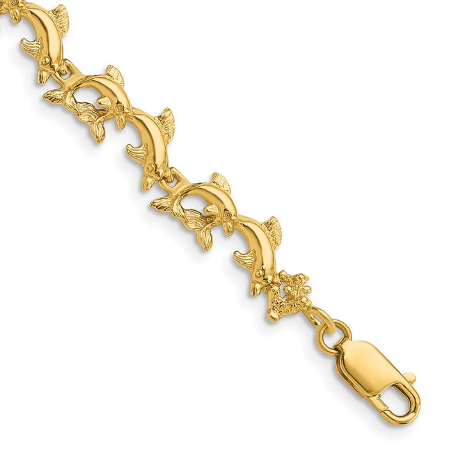 14k Yellow Gold Bracelets Style FB1602 - Classique Jewelry Inc.
