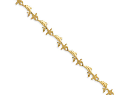 14k Yellow Gold Bracelets Style FB1606 - Classique Jewelry Inc.