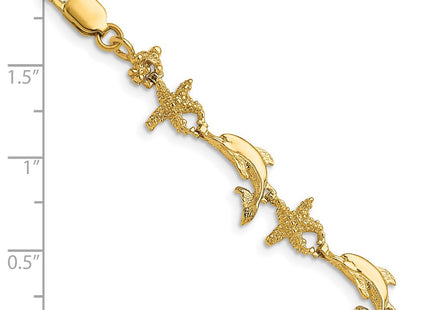 14k Yellow Gold Bracelets Style FB1606 - Classique Jewelry Inc.