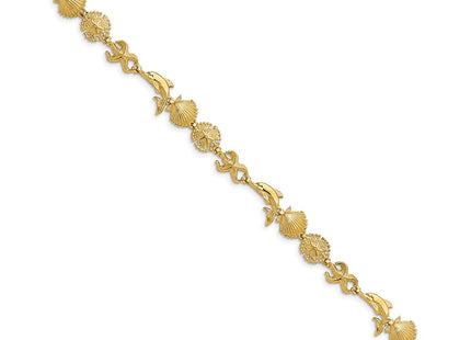 14k Yellow Gold Bracelets Style FB1608 - Classique Jewelry Inc.