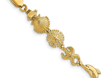14k Yellow Gold Bracelets Style FB1608 - Classique Jewelry Inc.