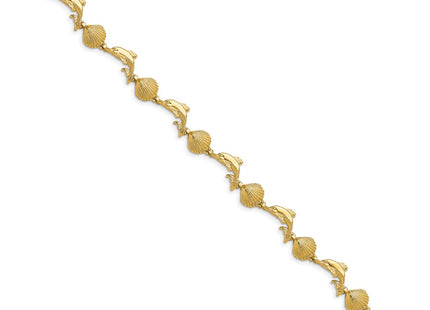 14k Yellow Gold Bracelets Style FB1610 - Classique Jewelry Inc.