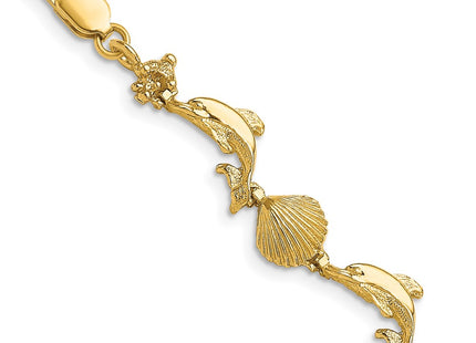 14k Yellow Gold Bracelets Style FB1610 - Classique Jewelry Inc.